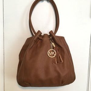 MK Michael Kors hobo bag luggage brown LARGE